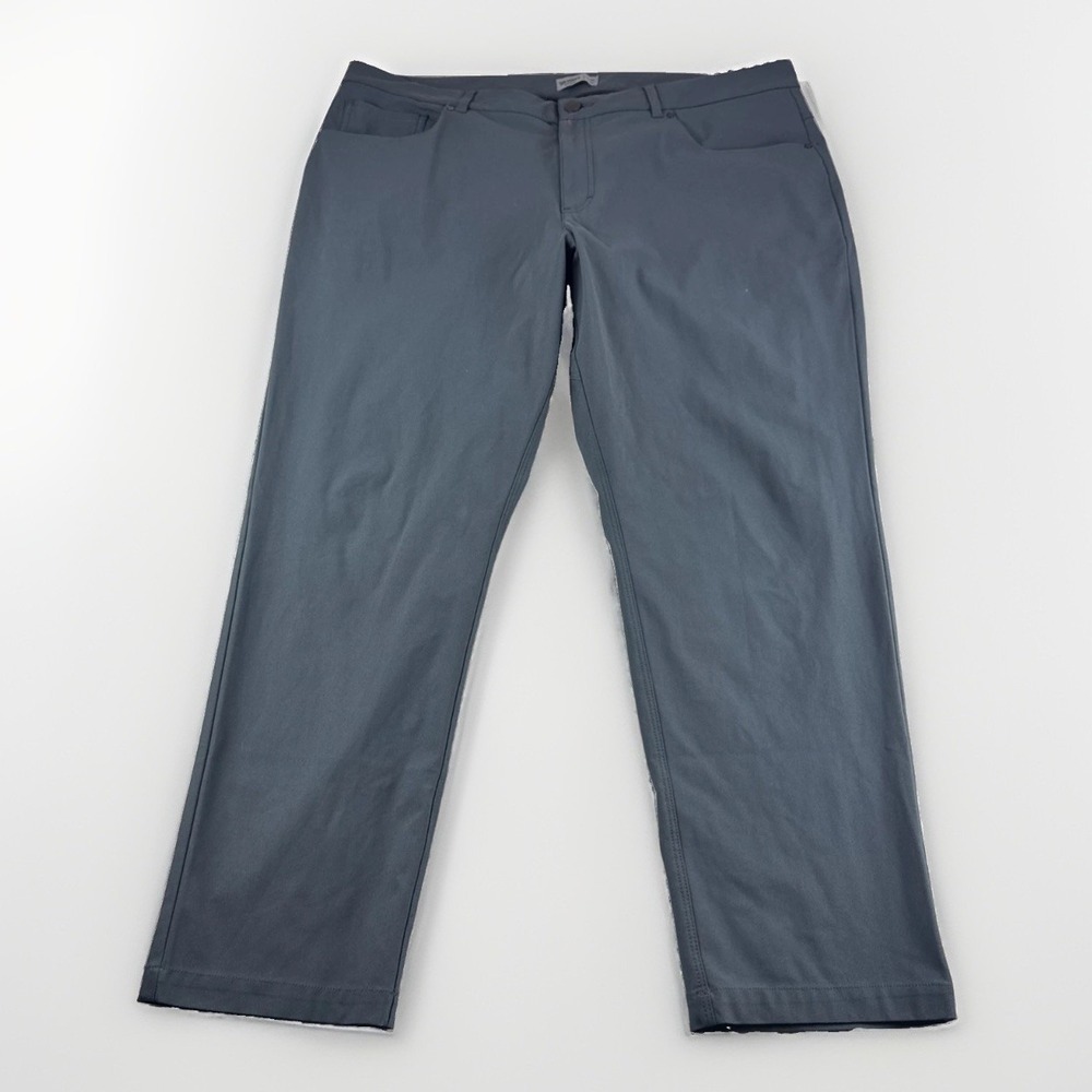 VRST Athletic Pants Mens 40x30 Gray Performance Chinos Preppy Stretch Slacks